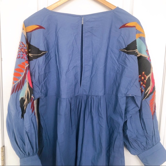 Free People Mini Obsessions Dress size Small Blue Periwinkle - Picture 9 of 10